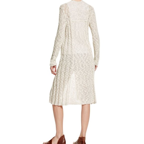 Free People Linen Blend Free Spirit Ribbed Duster - Picture 7 of 8